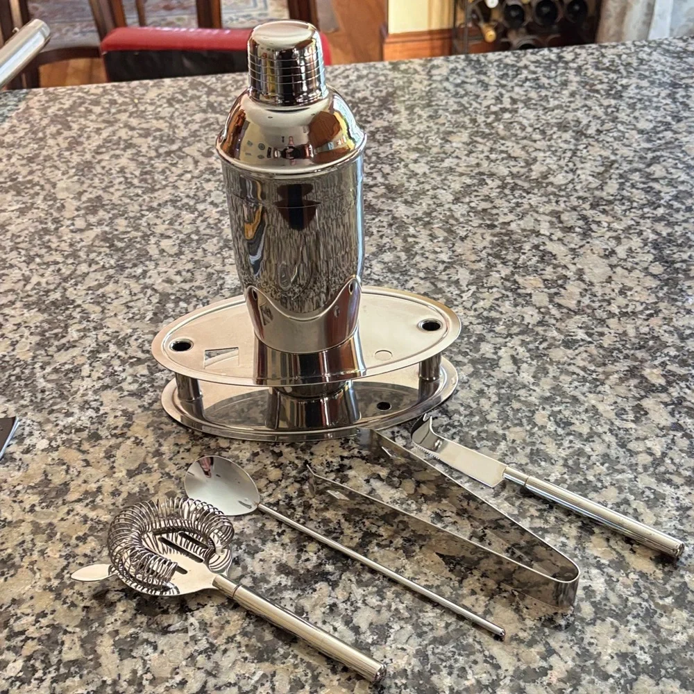 Pier 1 Silver Bar Tool Set